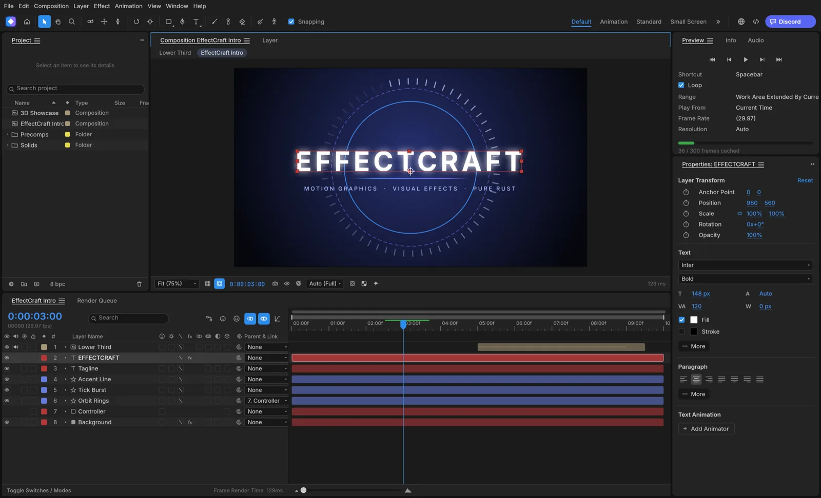 Original EffectCraft editor preview from ArtCraft